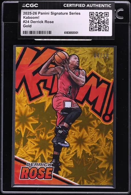 2025-26 Kaboom! Derrick Rose Gold /11