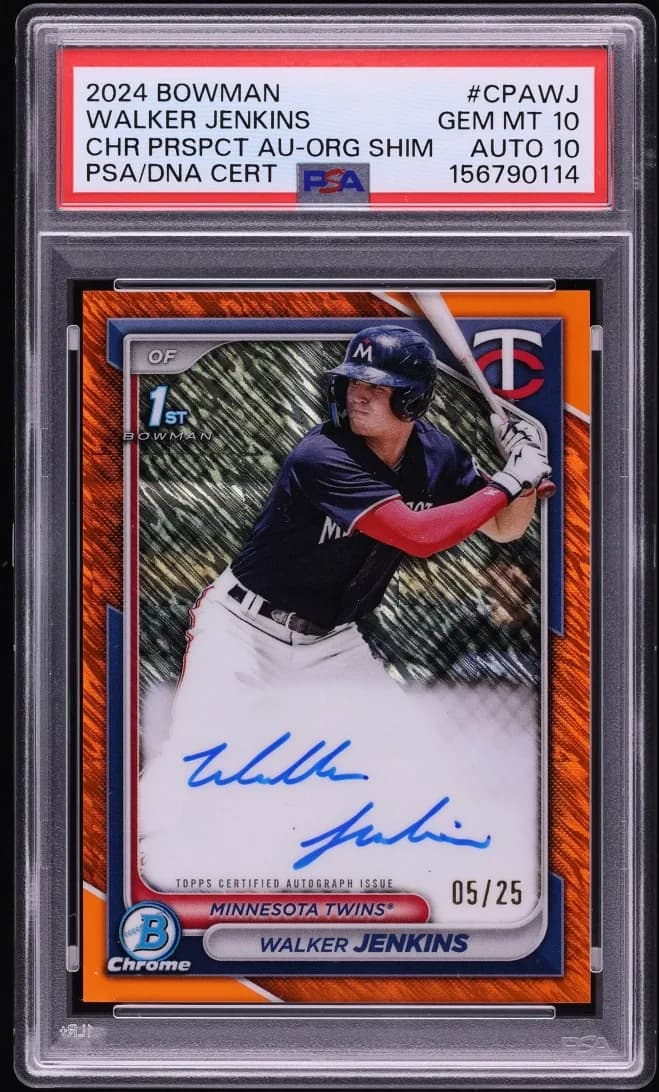 2024 Bowman Chrome Walker Jenkins Auto /25