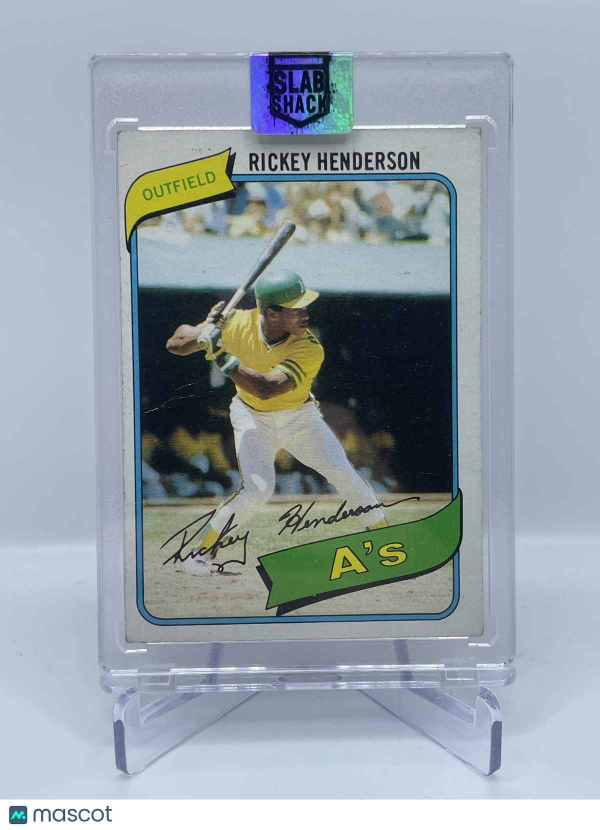 1980 TOPPS RICKEY HENDERSON ROOKIE BASE RC