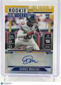 2024 CONTENDERS OPTIC DARIUS MUASAU AUTO GOLD /10 ROOKIE RC