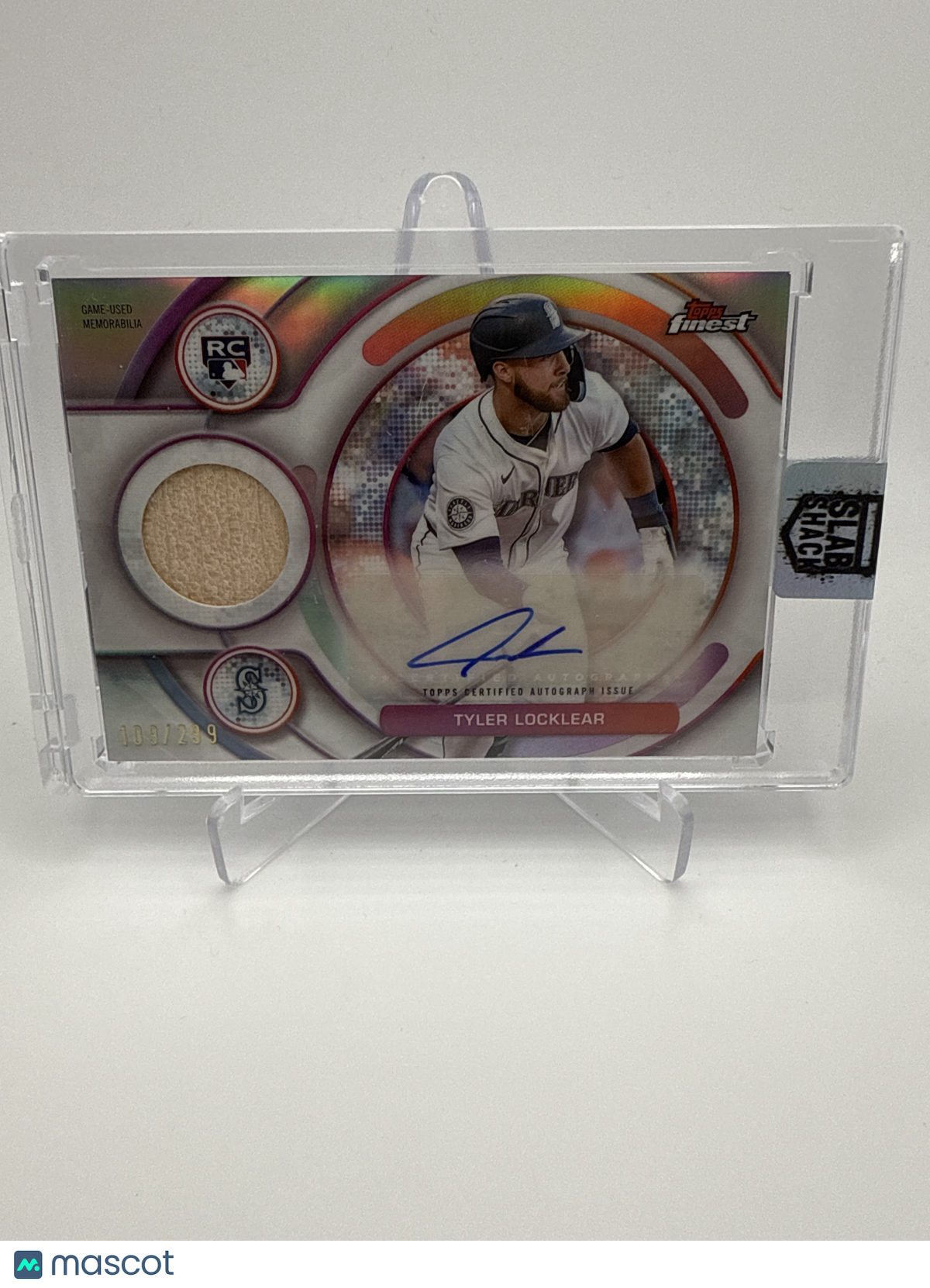 2025 TOPPS FINEST TYLER LOCKLEAR PATCH AUTO /299 RC