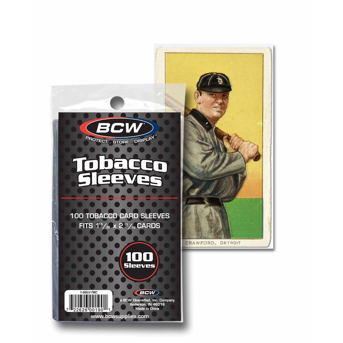 BCW-Tobacco Card Sleeves