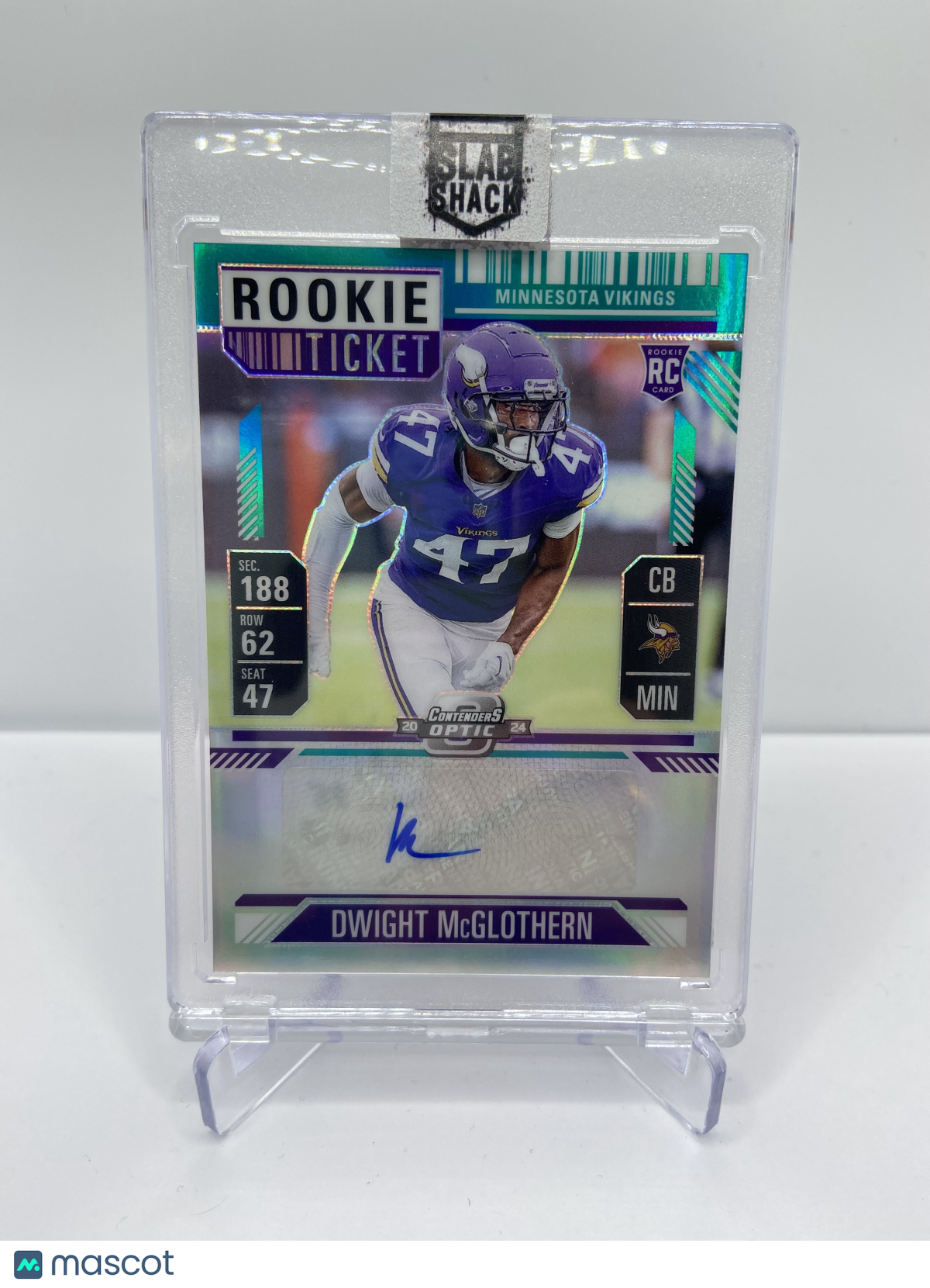 2024 CONTENDERS OPTIC DWIGHT MCGLOTHERN TEAL AUTO /99