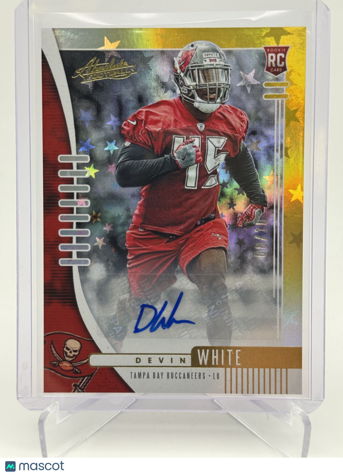 2019 ABSOLUTE DEVIN WHITE GOLD STARS AUTO /10
