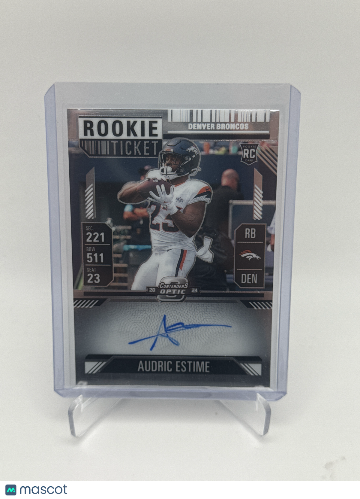2024 CONTENDERS OPTIC AUDRIC ESTIME ROOKIE TICKET AUTO RC