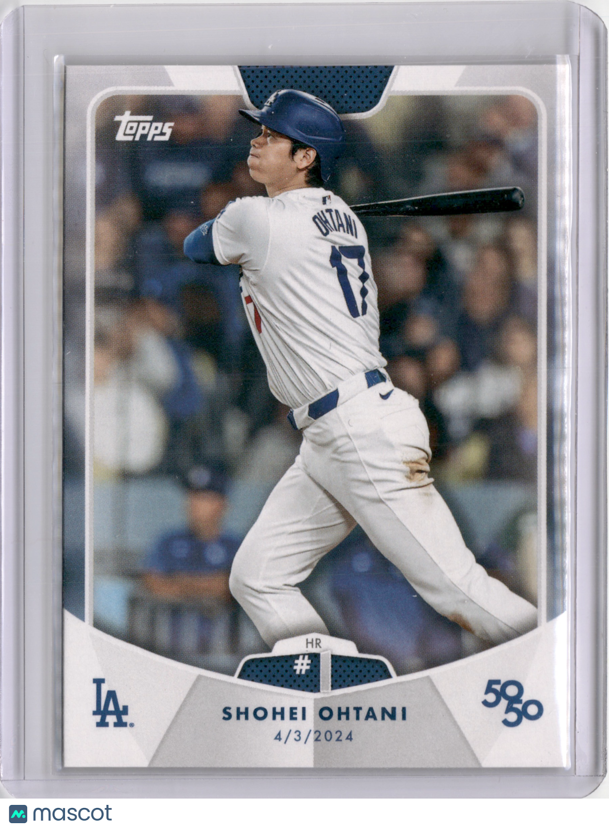 2024 TOPPS 50/50 SHOHEI OHTANI HR #1 BASE