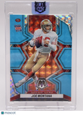 2022 PANINI MOSAIC JOE MONTANA BLUE FLOURESCENT PRIZM /15 SUPER BOWL XXIV