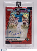 2024 Prizm Red Shimmer Exclusive Brian Thomas Jr AUTO RC /35