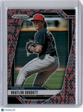 2025 PRIZM BRAYLON DOUGHTY BLACK RED SNAKESKIN