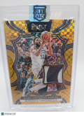 2024 SELECT KARL ANTHONY TOWNS GOLD PRIZM GAME WORN PATCH /10