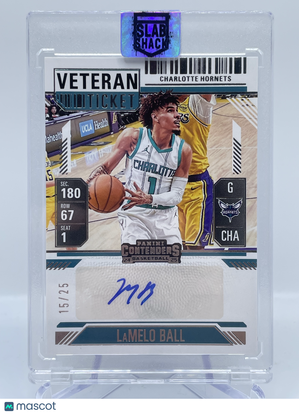 2024 CONTENDERS LAMELO BALL AUTO VETERAN TICKET /25