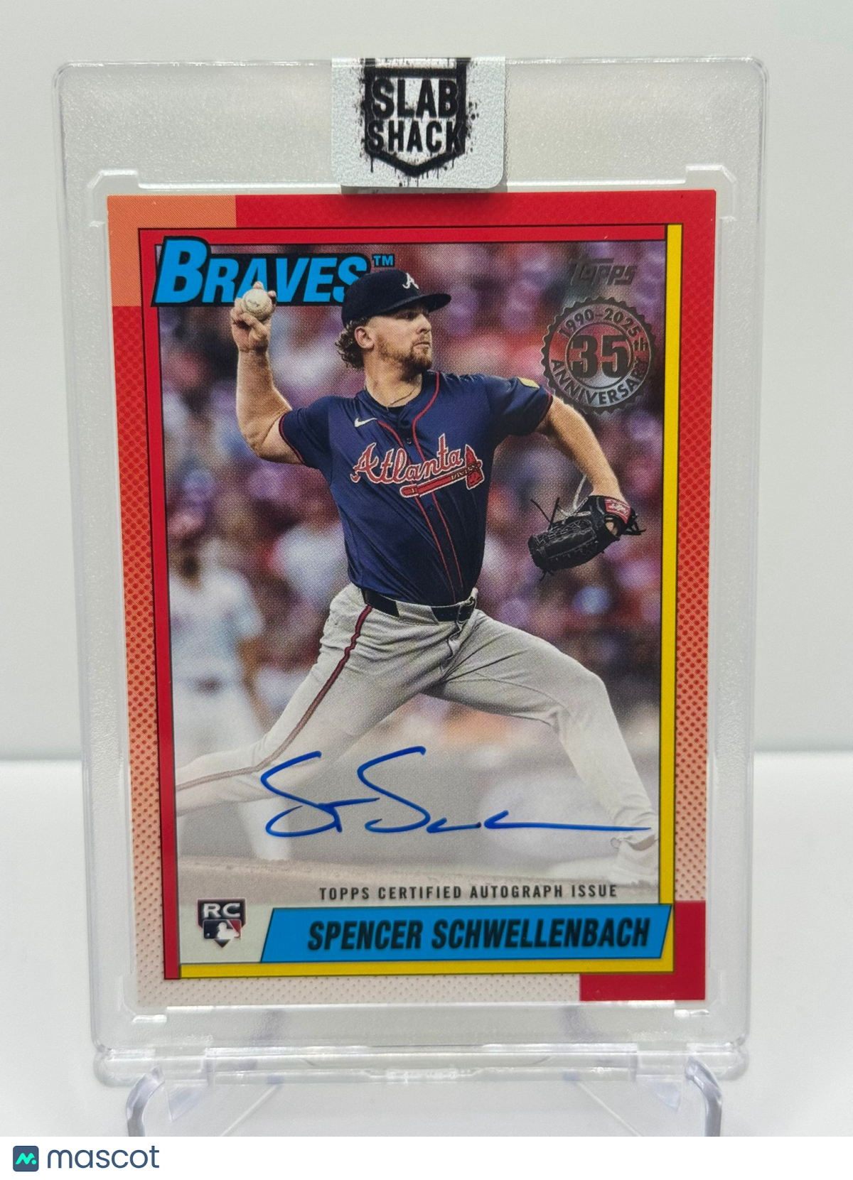 2025 TOPPS SPENCER SCHWELLENBACH 1990 AUTO RC ROOKIE