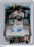 2025 BOWMAN CHROME 1ST BRYCE BOETTCHER MINI DIAMOND AUTO ROOKIE RC /100