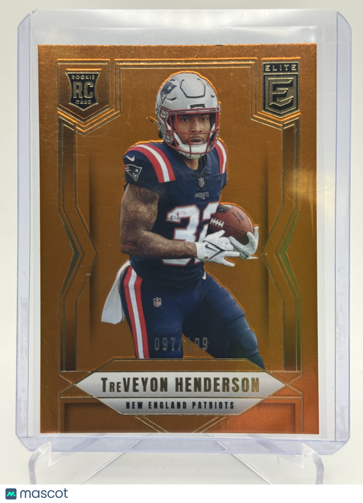 2025 DONRUSS ELITE TREVEYON HENDERSON /199 ROOKIE RC