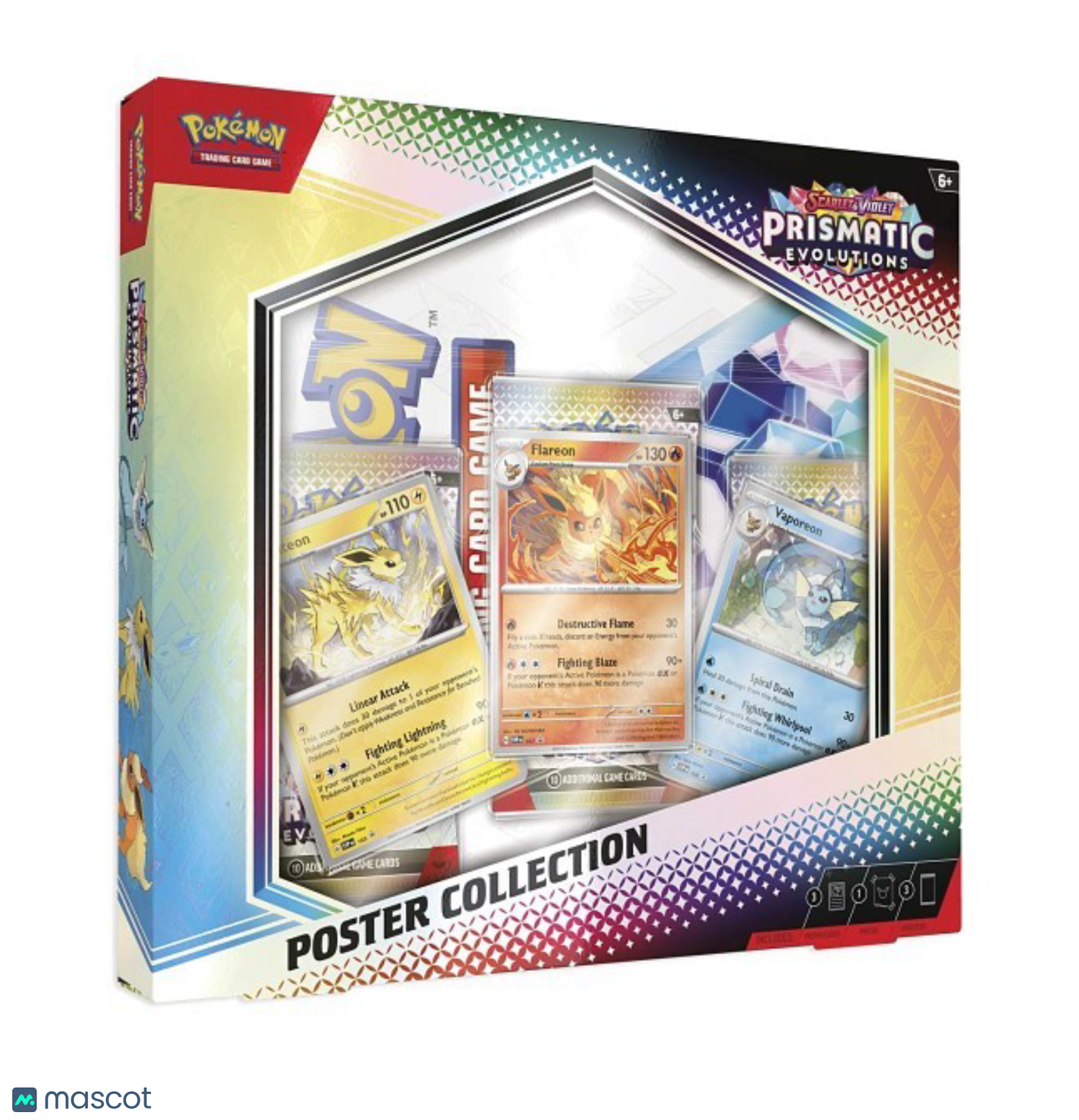 2025 Pokemon Prismatic Evolutions Poster Collection