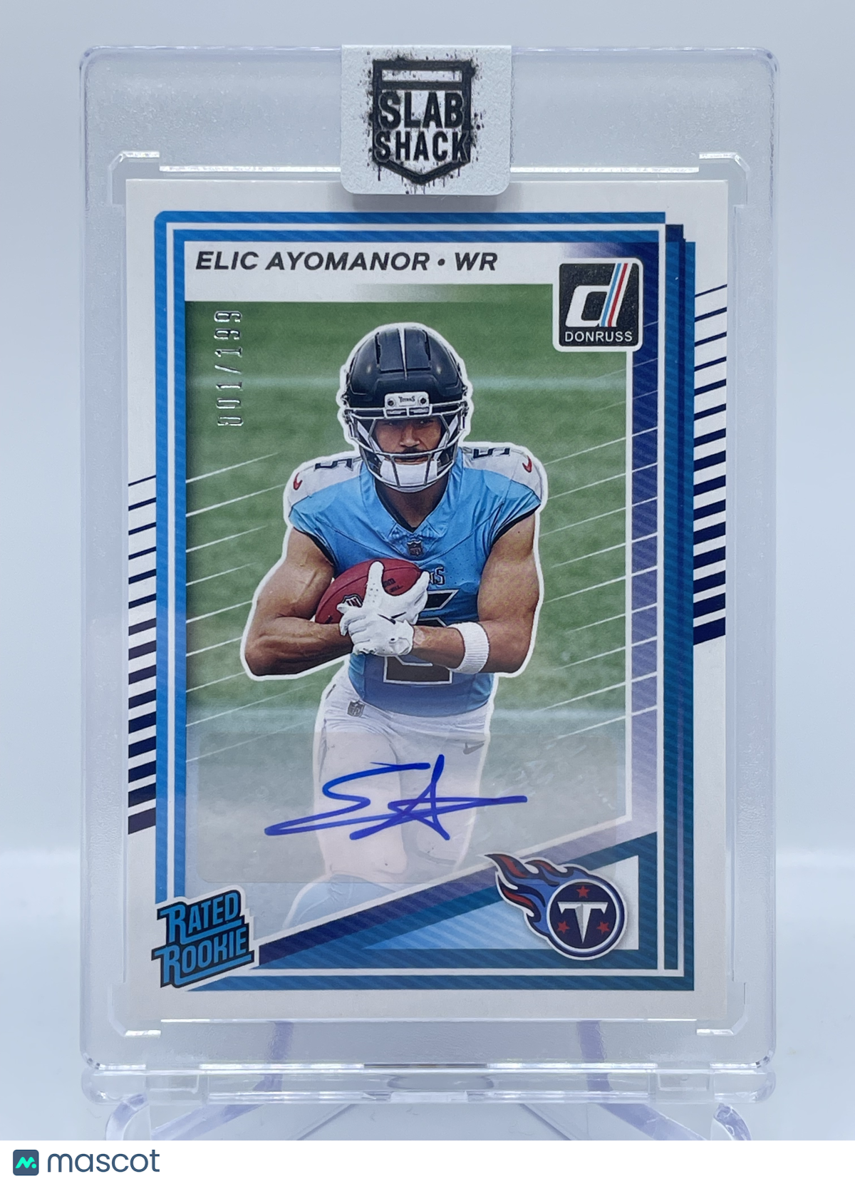 2025 DONRUSS ELIC AYOMANOR ROOKIE AUTO RC /199