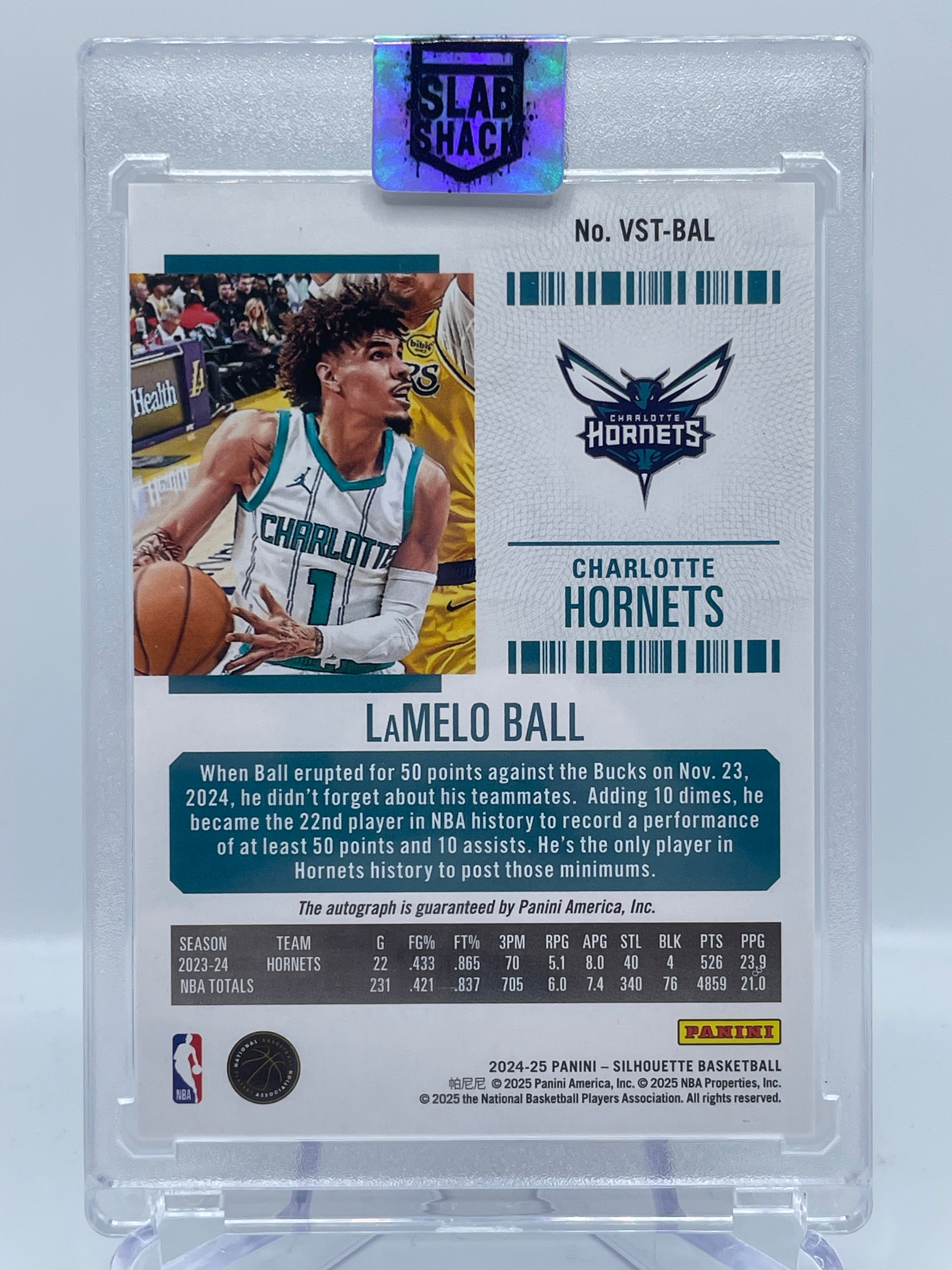 2024 CONTENDERS LAMELO BALL AUTO VETERAN TICKET /25