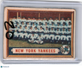1957 TOPPS NEW YORK YANKEES TEAM CARD #97
