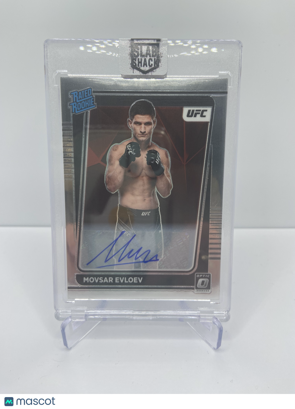 2022 PANINI DONRUSS OPTIC UFC MOSVAR EVLOEV RATED ROOKIE AUTO RC