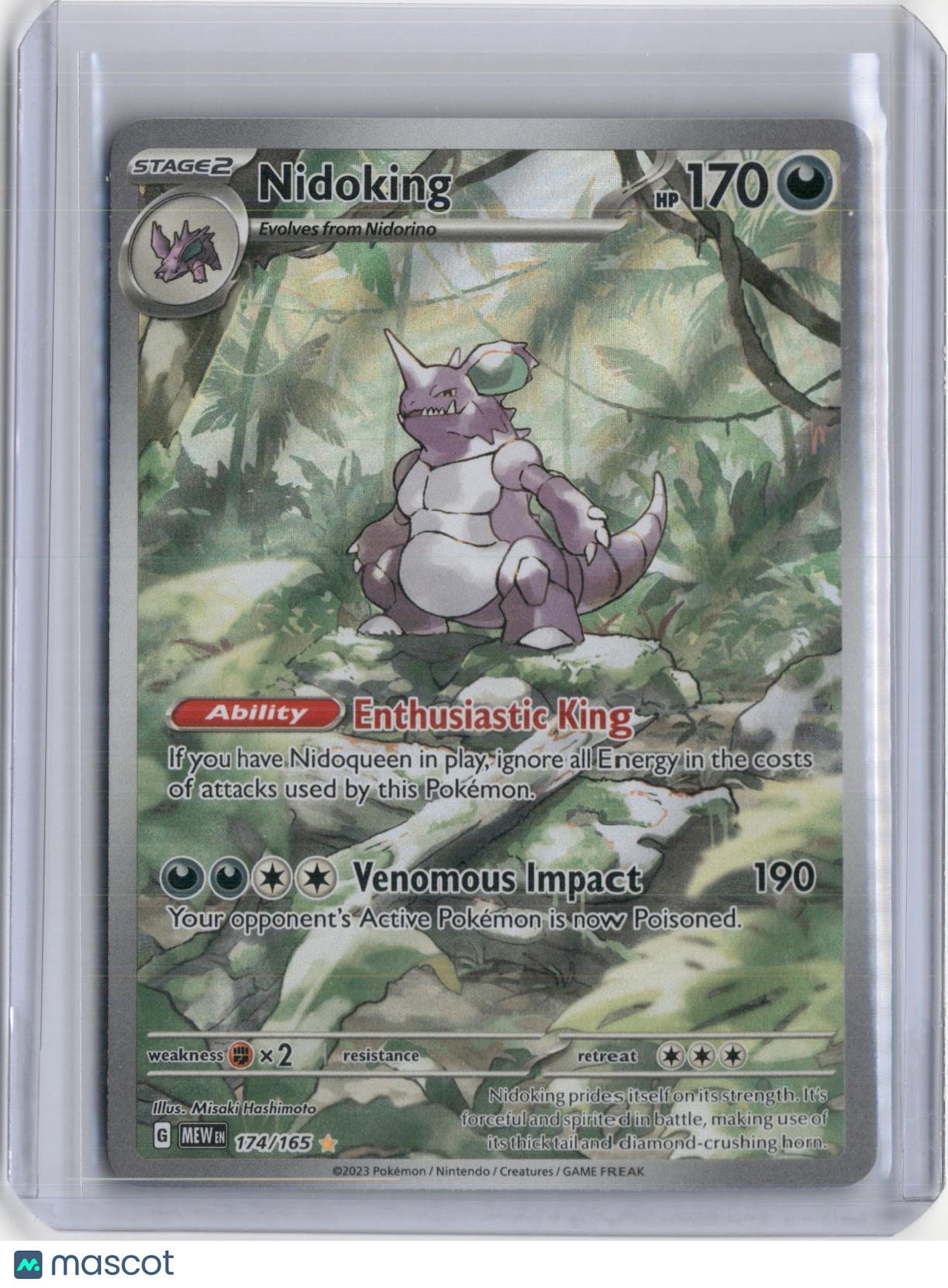 2023 151 NIDOKING ILLUSTRATION RARE #174 EN 151