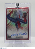 2023 Marvel Platinum Red Rainbow Artist Spider-Man Caio Cacau #61 Auto