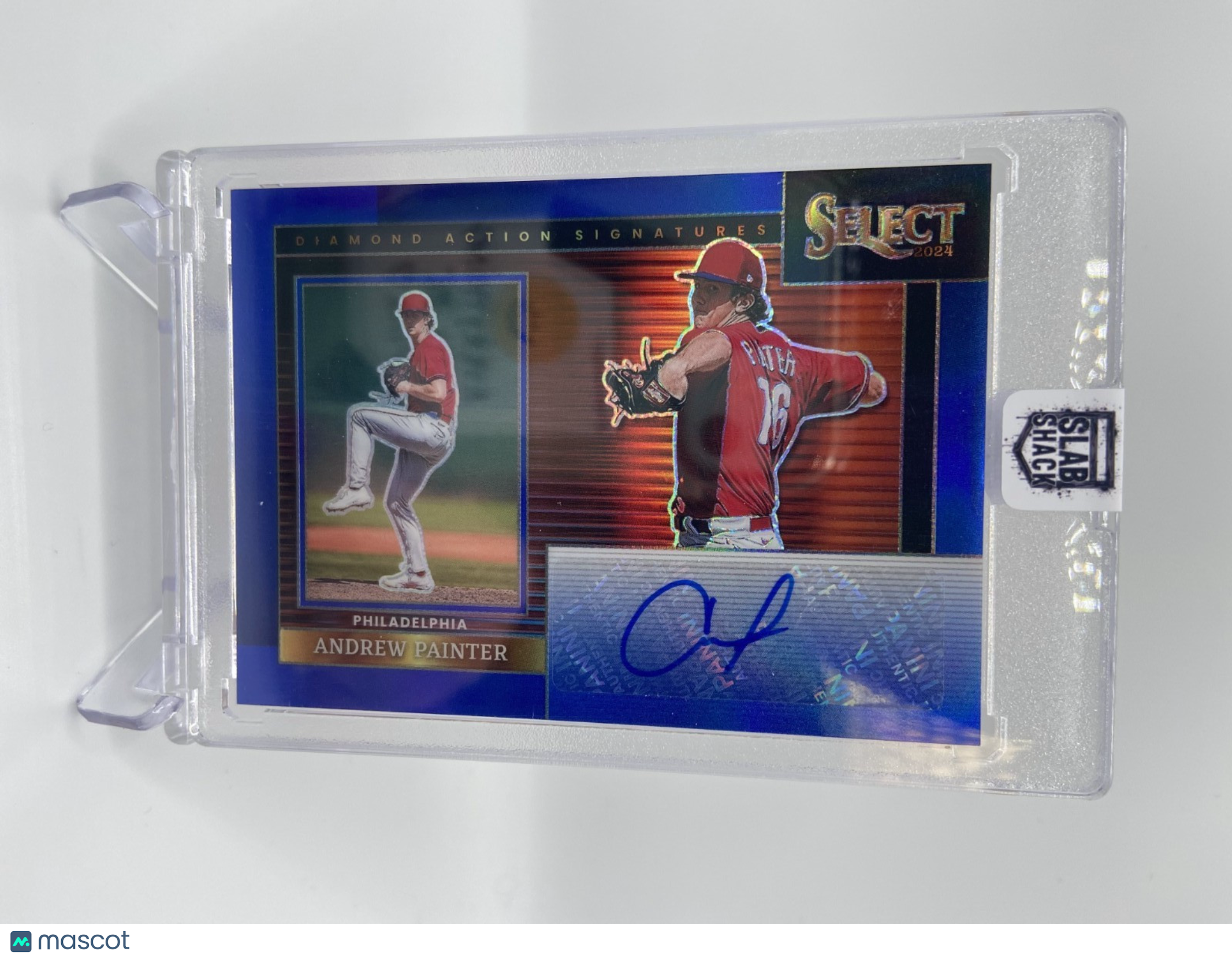 2024 PANINI SELECT ANDREW PAINTER DAS-AP DIAMOND ACTION BLUE PRIZM AUTO /49 RC