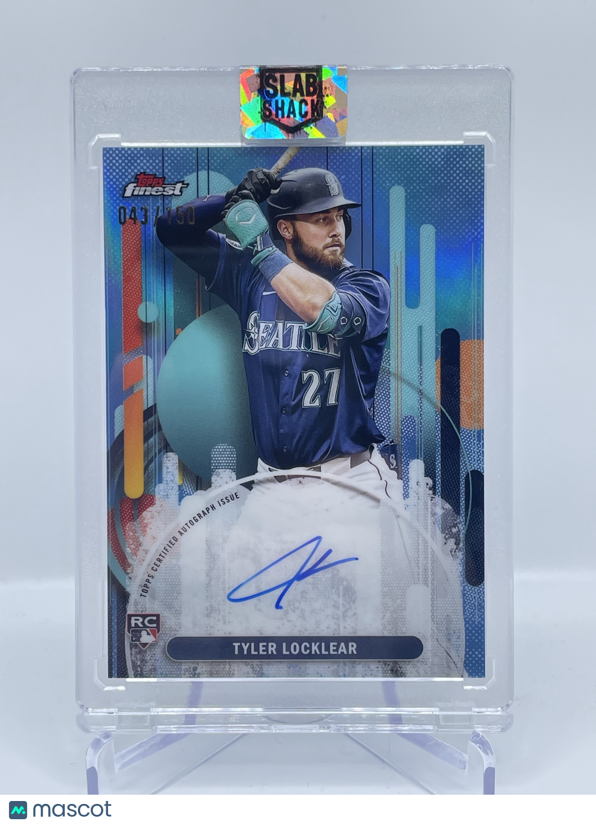 2025 TOPPS FINEST TYLER LOCKLEAR AUTO /150 ROOKIE RC
