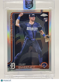 2025 TOPPS CHROME TREY SWEENEY LIGHTBOARD REFRACTOR RC SP