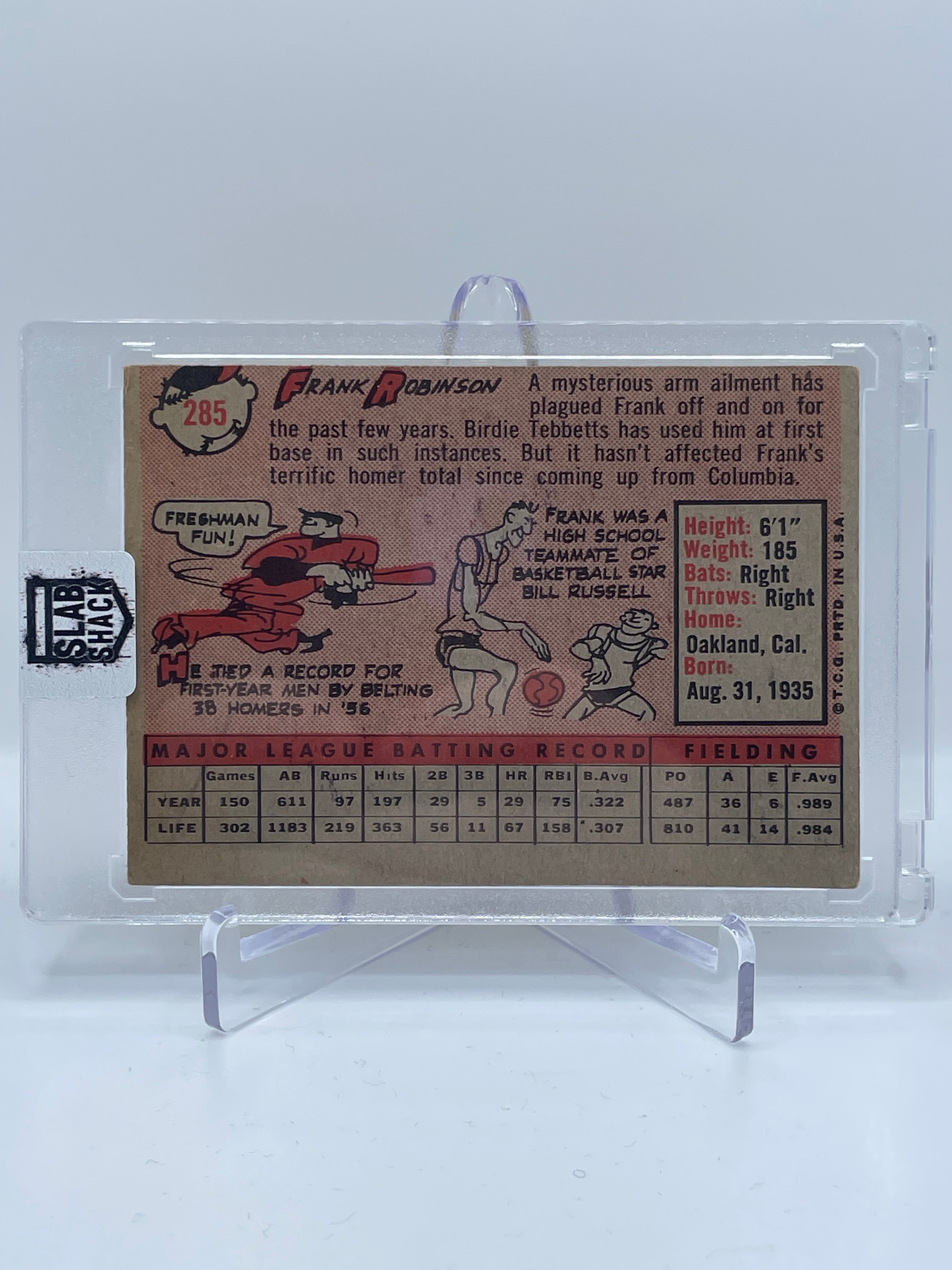 1958 TOPPS FRANK ROBINSON #285