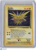 2000 FOSSIL ZAPDOS HOLO RARE #15/62