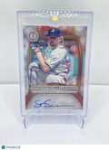 2025 TOPPS TRIBUTE SPENCER SCHWELLENBACH GOLD AUTO /75 ROOKIE RC BRAVES