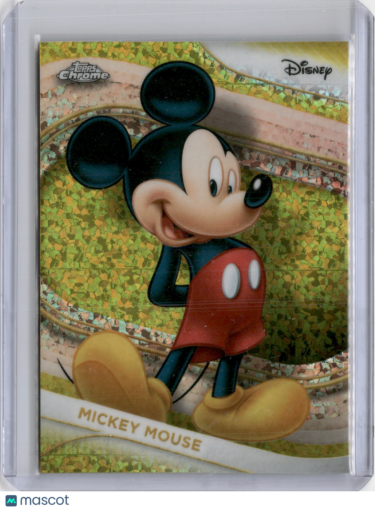 2025 TOPPS CHROME MICKEY MOUSE YELLOW  MINI DIAMOND