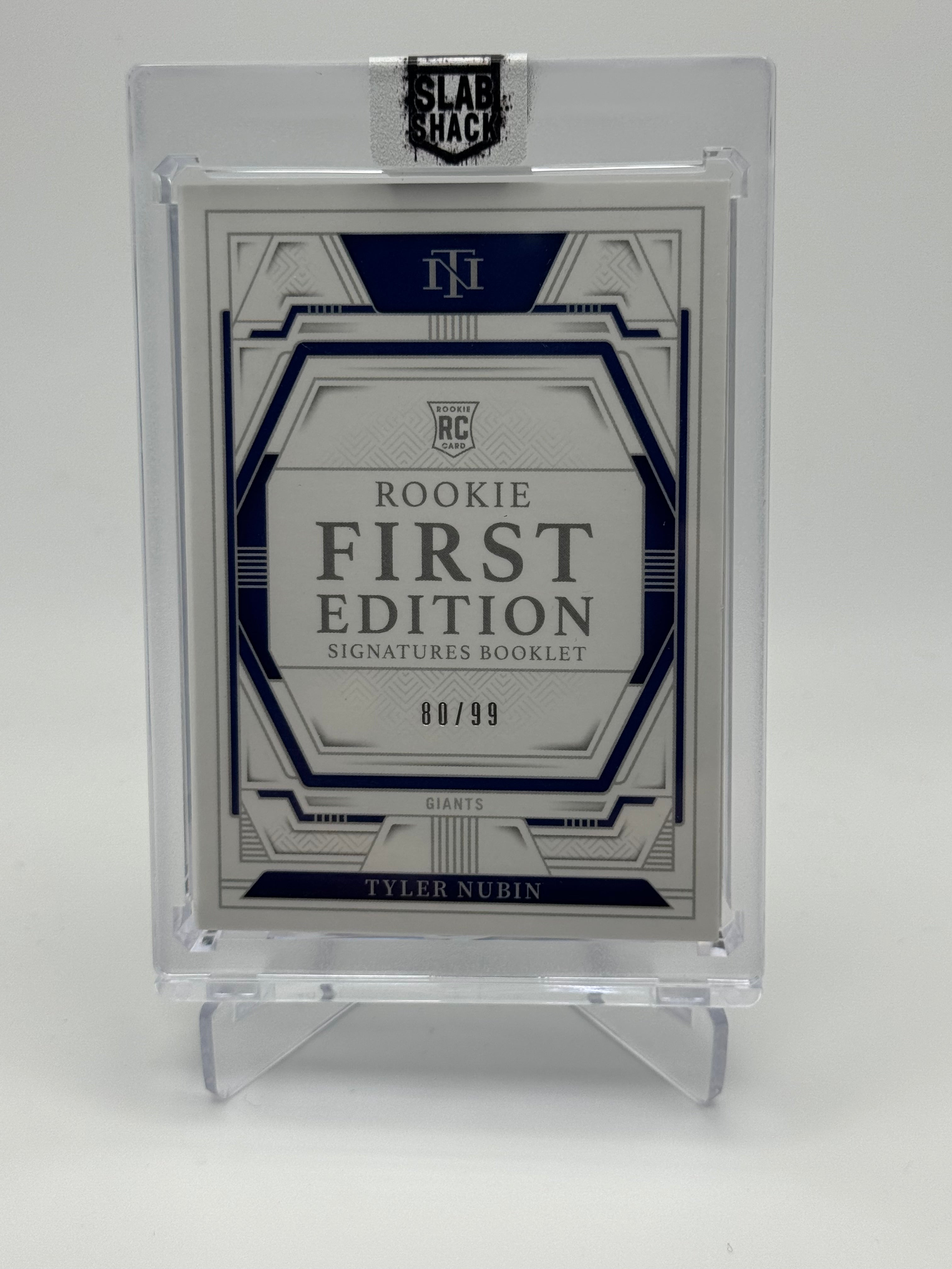 2024 NATIONAL TREASURES TYLER NUBIN RPA BOOKLET /99 2 COLOR