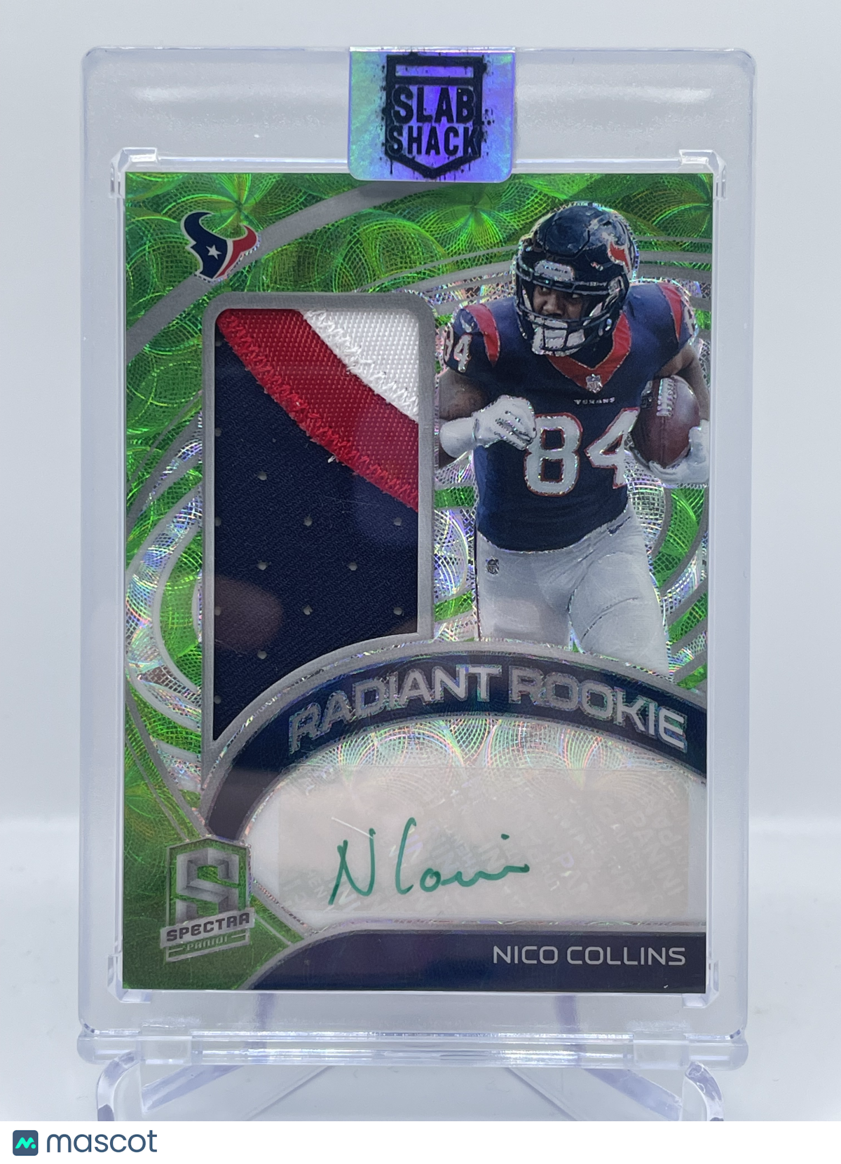2021 SPECTRA NICO COLLINS RPA /35 ROOKIE RC