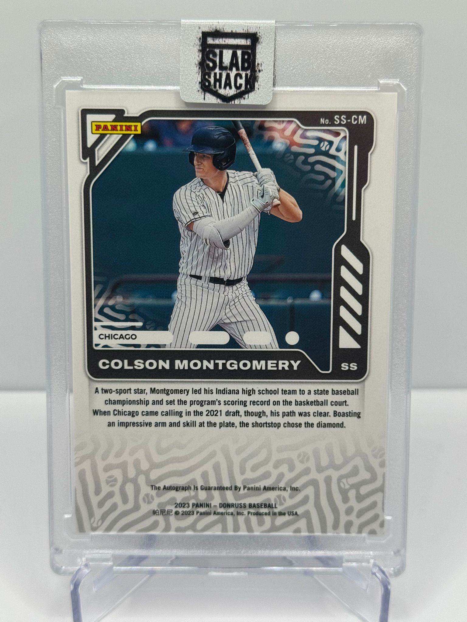 2023 PANINI DONRUSS COLSON MONTGOMERY SIGNATURE SERIES BLUE /99 AUTO RC