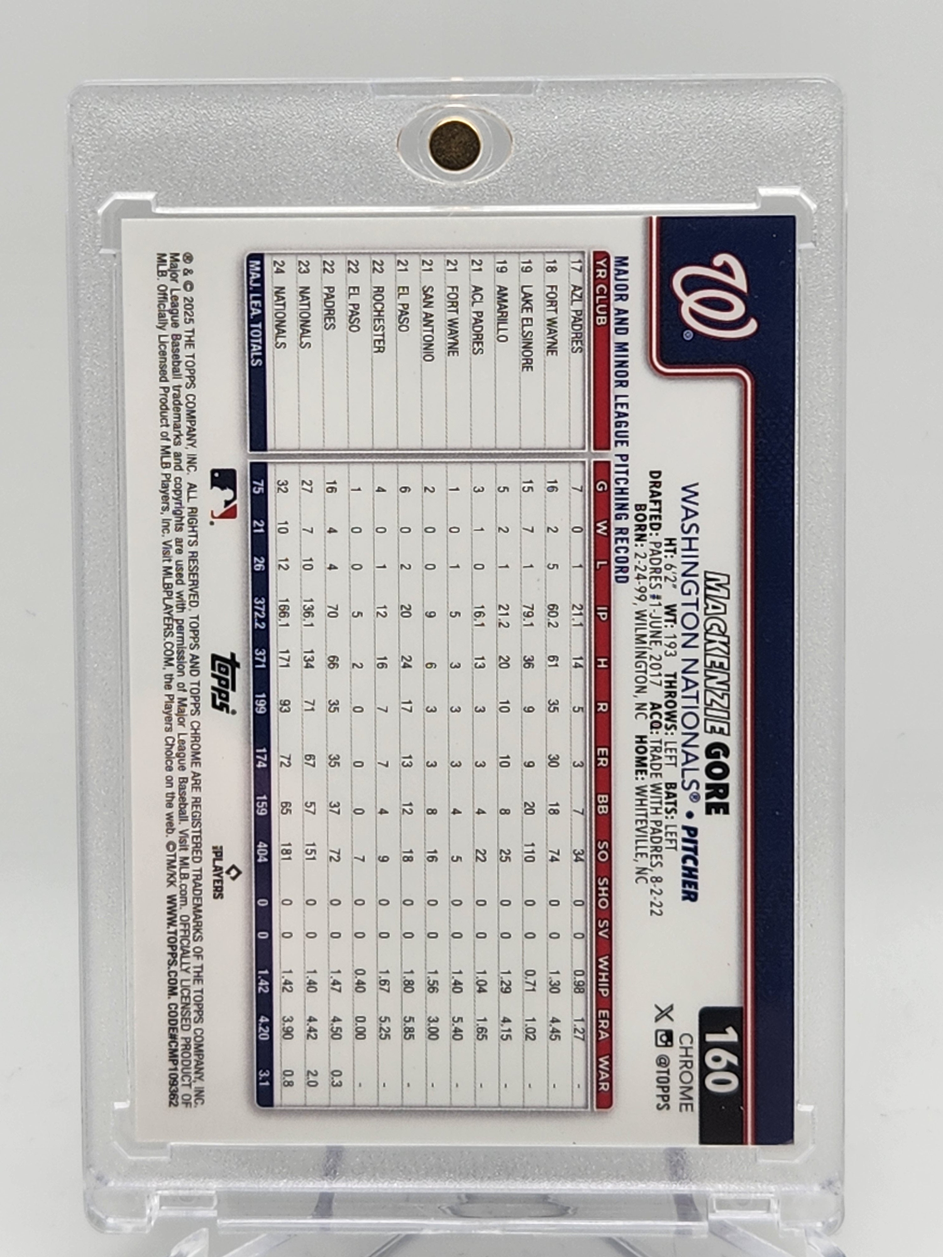 2025 TOPPS CHROME MAKENZIE GORE MURAKAMI REFRACTOR /3