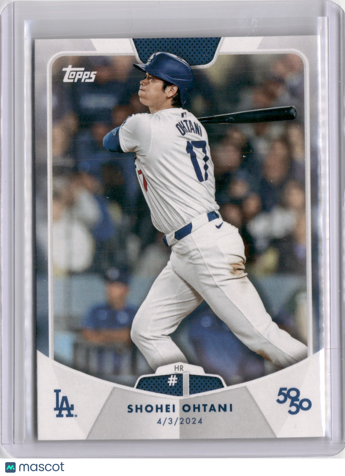 2024 TOPPS 50/50 SHOHEI OHTANI HR #1 BASE