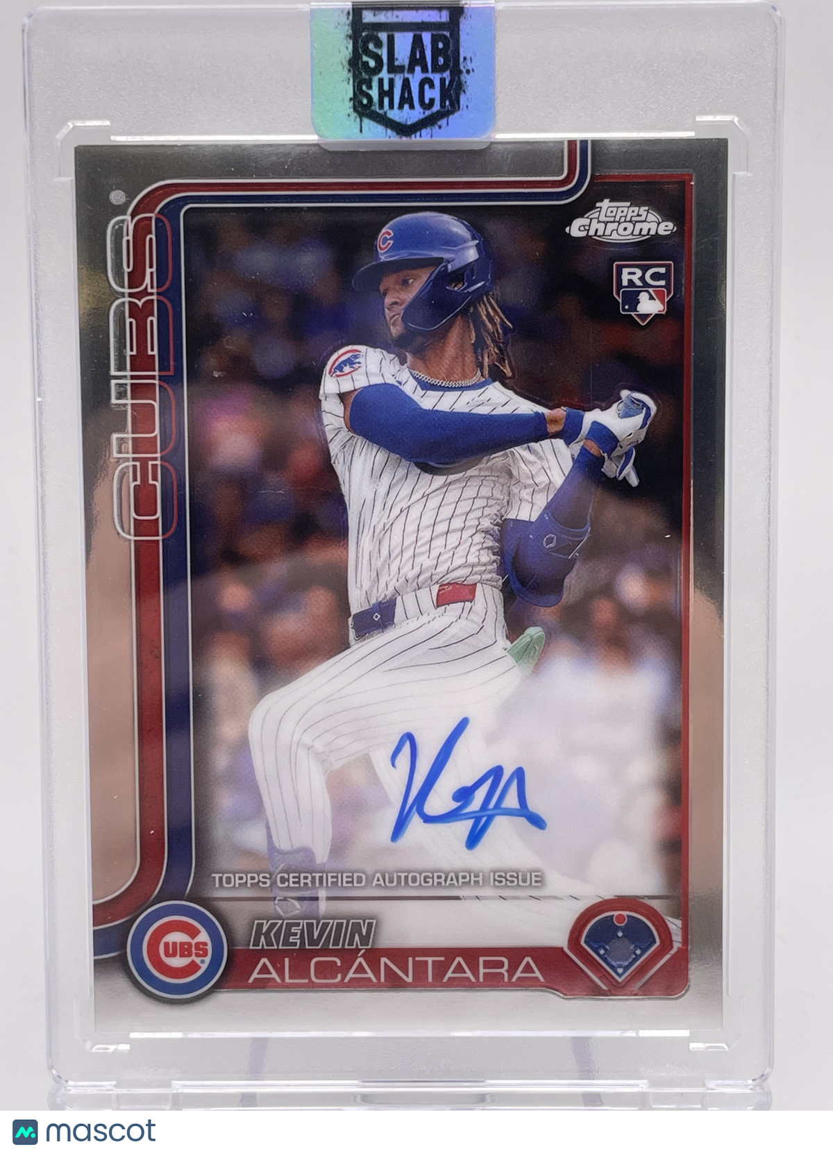 2025 TOPPS CHROME KEVIN ALCANTARA ROOKIE AUTO RC