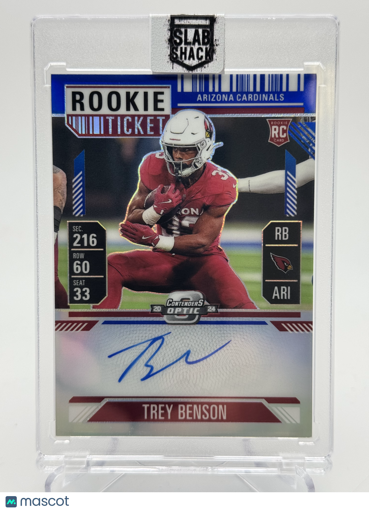 2024 CONTENDERS OPTIC TREY BENSON AUTO /75