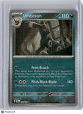 2025 PRISMATIC EVOLUTIONS UMBREON (A) POKEBALL REVERSE HOLO #059/131