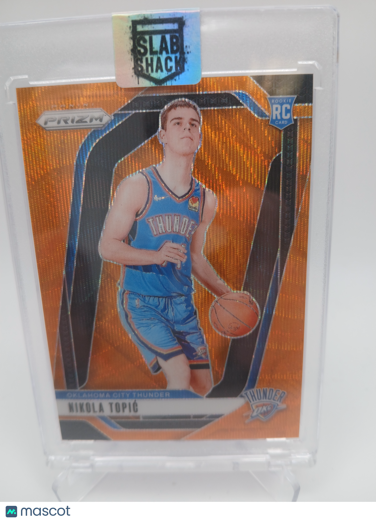 2024 PRIZM NIKOLA TOPIC ORANGE WAVE /60 ROOKIE RC