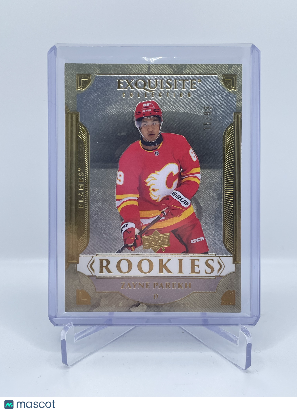 2025 UPPER DECK BLACK DIAMOND ZAYNE PAREKH EXQUISITE COLLECTION /99 GOLD RC