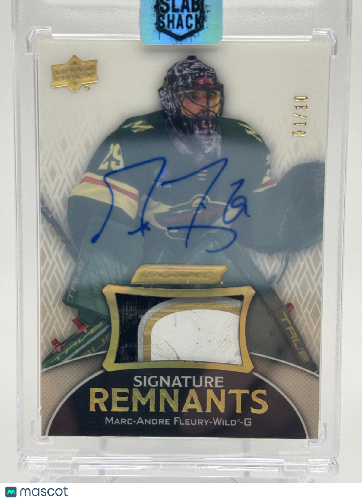 2024 ENGRAINED MARC- ANDRE FLEURY PATCH AUTOGRAPH GOLD /10