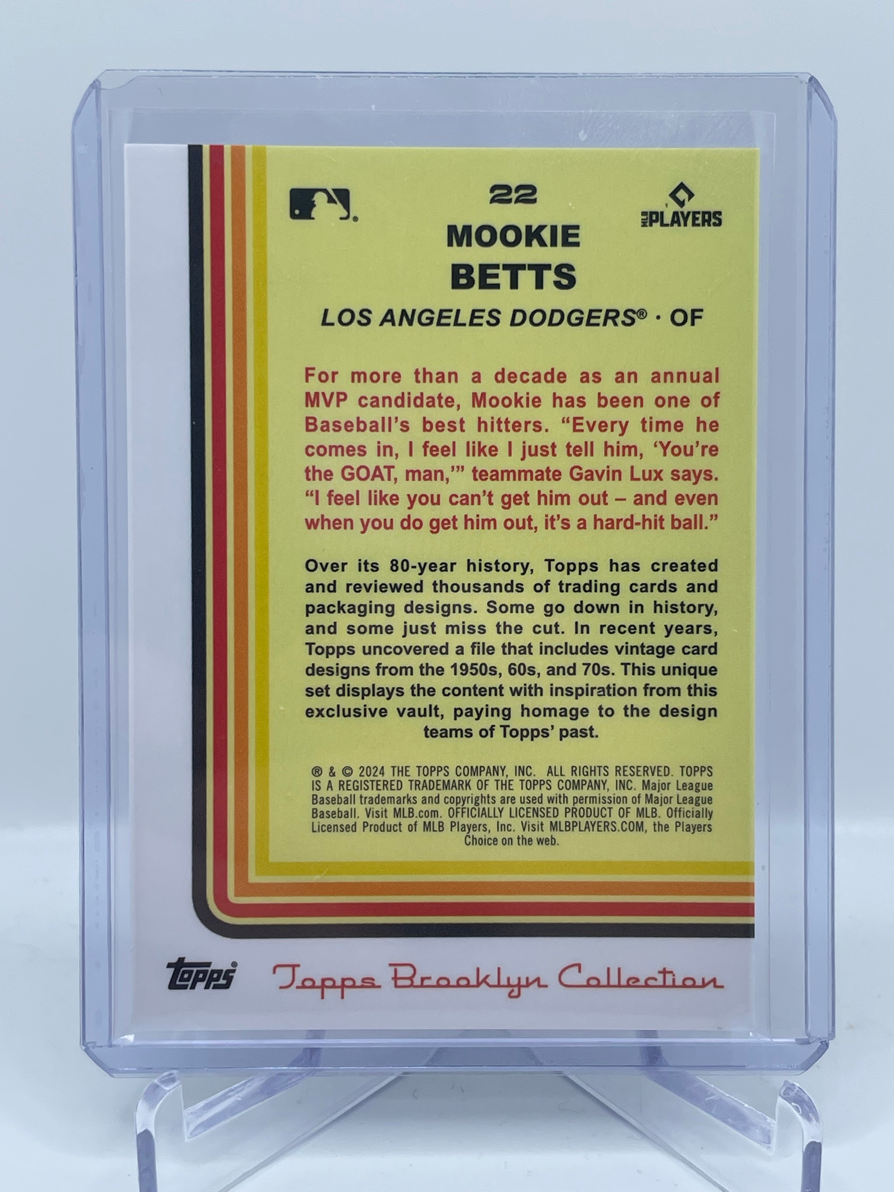 2024 BROOKLYN COLLECTION MOOKIE BETTS GOLD /50 (A)