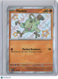 2024 PALDEAN FATES MANKEY SHINY RARE #169/091
