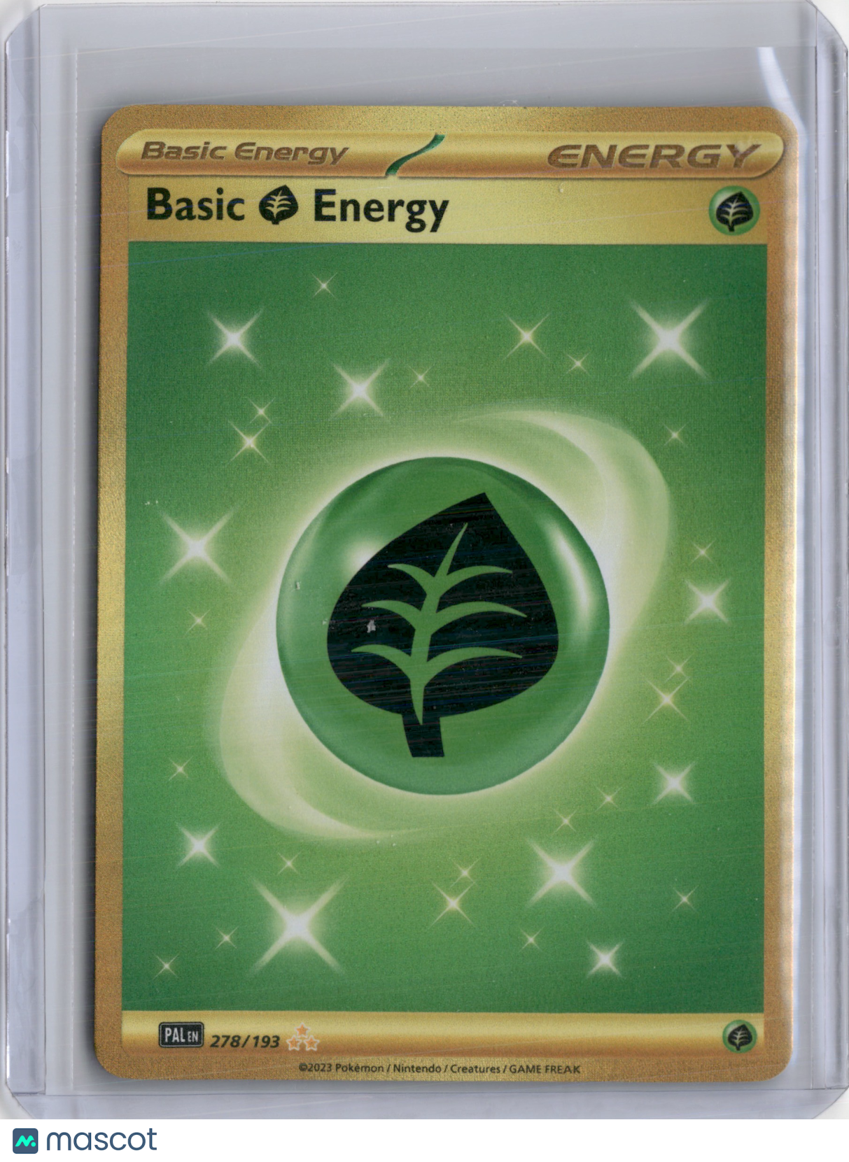 2023 PALDEA EVOLVED BASIC GRASS ENERGY HYPER RARE #278/193