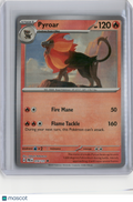2025 PRISMATIC EVOLUTIONS PYROAR (B) MASTERBALL REVERSE HOLO #016/131