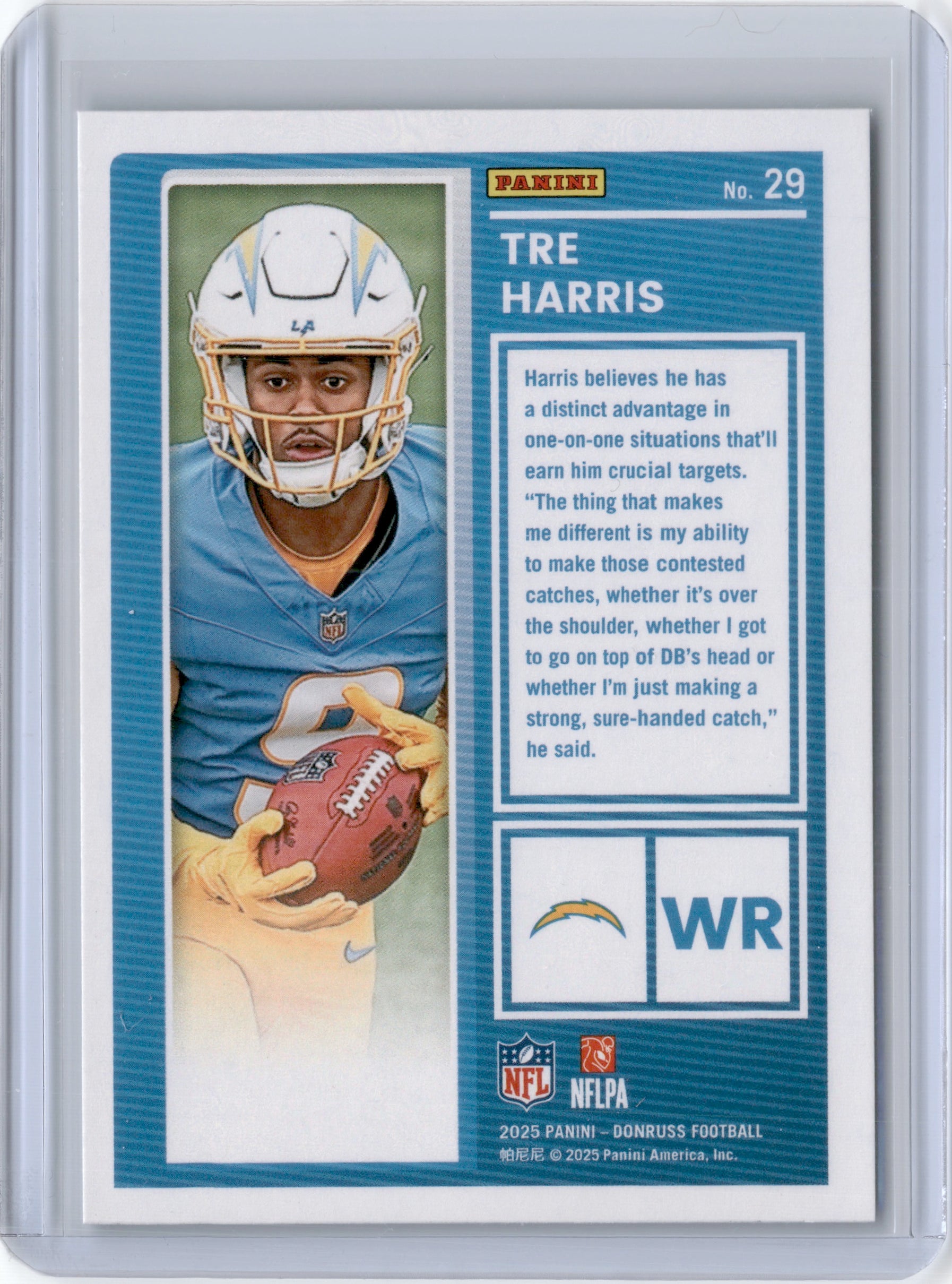 2025 DONRUSS TRE HARRIS THE ROOKIES RC