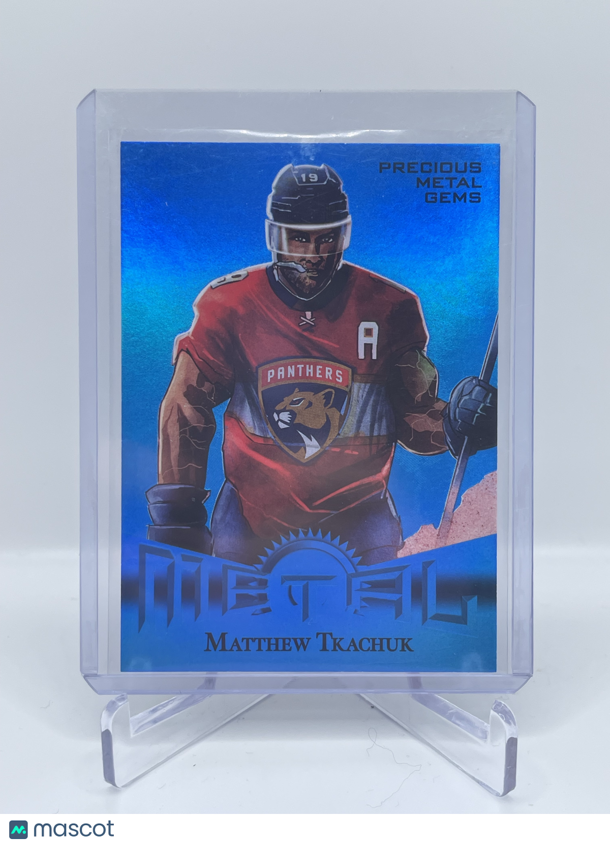 2023 UPPER DECK SKYBOX MATTHEW TKACHUK PRECIOUS METAL GEMS PMG BLUE /50