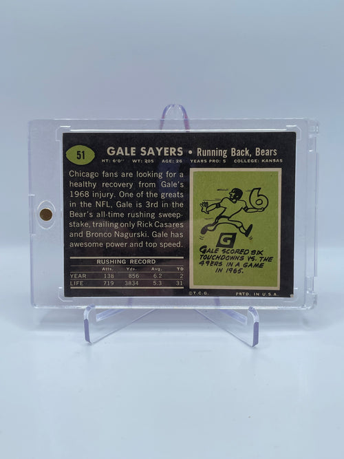 1969 TOPPS GALE SAYERS #51